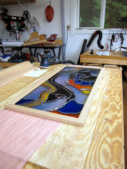 Framing the Stained Glass Panel